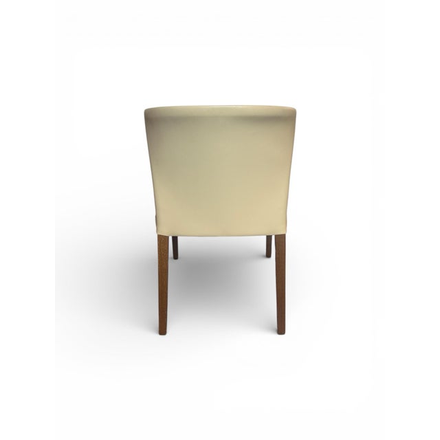 Crate and Barrel Curran Crema Dining Chairs Set of 6 For Sale - Image 9 of 12