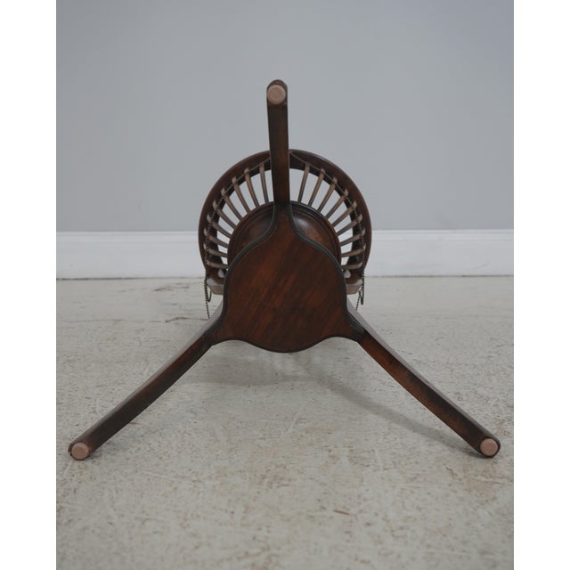 Adams Style Inlaid Mahogany Planter W. Copper Bucket For Sale - Image 14 of 14