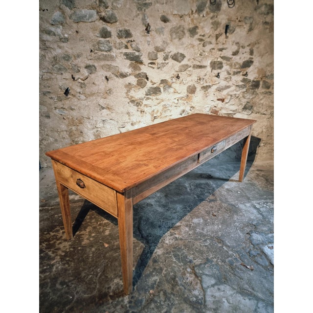 Antique French Farmhouse Dining Table in Oak and Pine, 1900s For Sale - Image 17 of 17