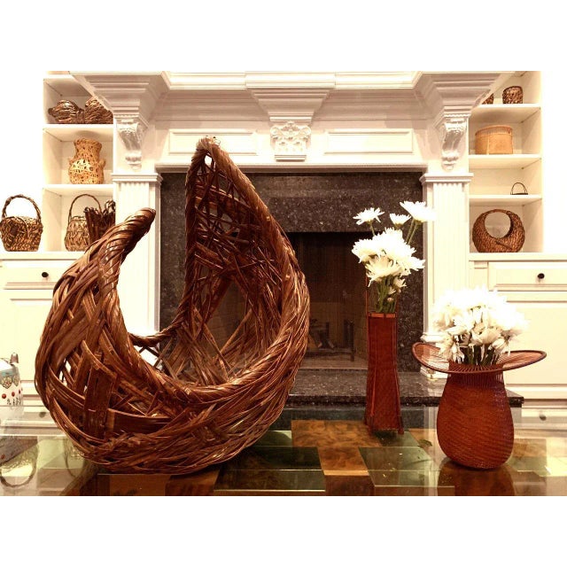 2000 - 2009 Contemporary Japanese Bamboo Art Sculpture Yamaguchi Ryuun For Sale - Image 5 of 13