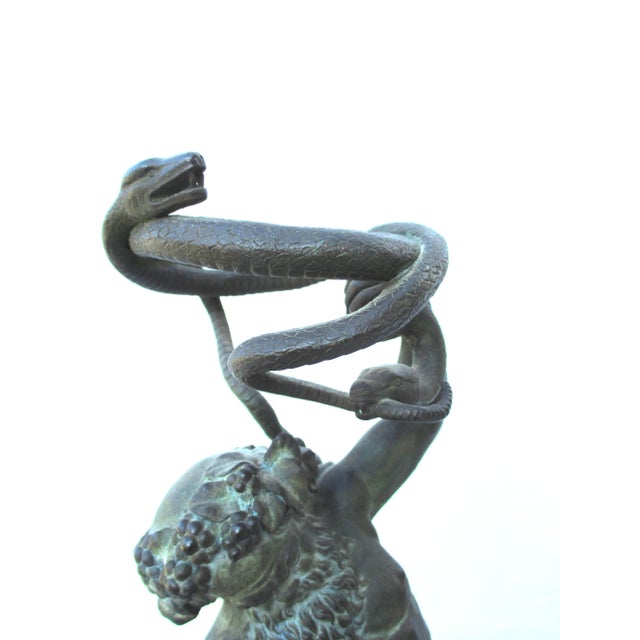 Metal Grand Tour Bronze of Drunken Selinas For Sale - Image 7 of 11