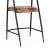 Chestnut Leather U-Back Counter Stool For Sale In Los Angeles - Image 6 of 6