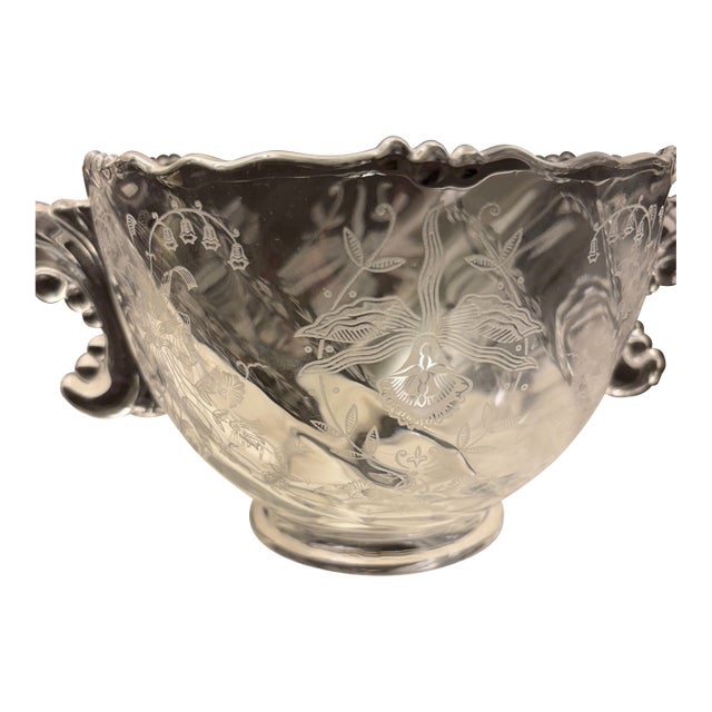 Vintage Crystal Ice Bucket For Sale