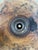 Likely Antique Industrial Wooden Textile Mill Spool With Likely Iron Center For Sale - Image 9 of 9