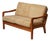 Danish Sofa in Teak Two-Seater by Juul Kristensen Vintage, 1950 For Sale