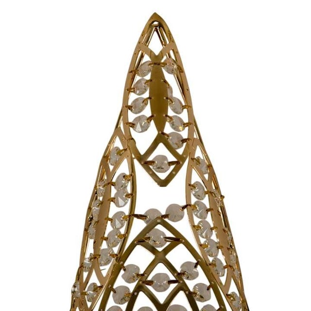 VGnewtrend Steel & Crystal Arabesque Wall Sconce | Italian Luxury Designer Lighting For Sale In Greensboro - Image 6 of 8