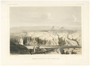 After C. Koppel, Ravines in the Bed of the Ancient Lake in the USA, 1856, Print