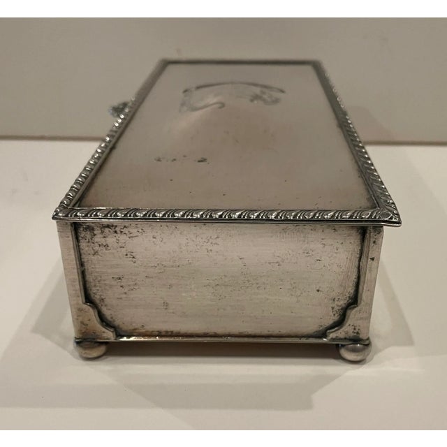 Silverplate Tabletop Box For Sale - Image 4 of 9