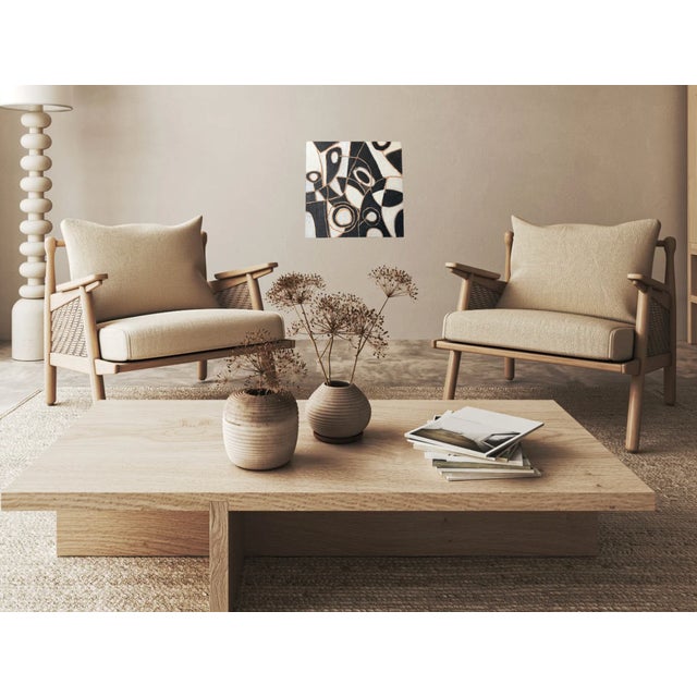 Sculpture Materials Large Contemporary Abstract Mixed-Media Painting, Bryan Boomershine For Sale - Image 7 of 10