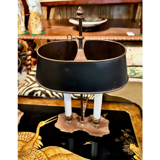 Early 20th Century Pair Early 20th Century Bouillotte Lamps, C. 1920-1930 For Sale - Image 5 of 9
