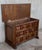 Wood Early 20th Century Spanish Trunk, Blanket Chest with Raised Wooden Panels and Iron Hardware For Sale - Image 7 of 18