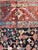1920s NORTHWEST PERSIAN HERIZ VILLAGE CARPET Century Old Indigo-Ground Organic Wool & Dyes 8.9 x 11.9 For Sale - Image 12 of 17
