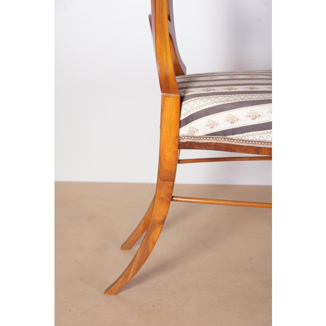 Late Biedermeier Chairs in Walnut, 1880s, Set of 2 For Sale - Image 16 of 18
