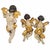 Vintage Musical Angels Figurines, 1950s, Set of 3 For Sale - Image 6 of 9