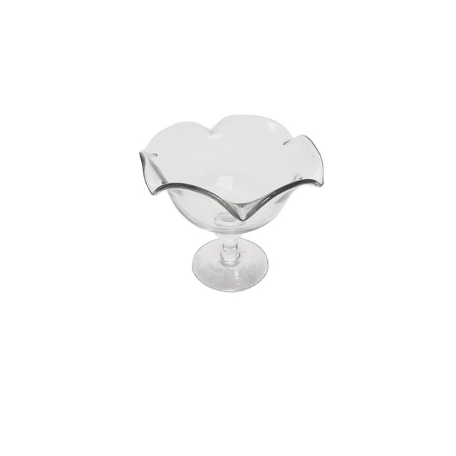 Postmodern Transparent Bowl on Stand, Poland, 1970s For Sale - Image 9 of 12