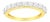 IGI Certified 1.0 Cttw Diamond 10K Yellow Gold Prong Set Fluted Band Style Wedding Ring - Size 8 For Sale