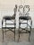 Metal John Risley Style Wrought Iron Bar Stools For Sale - Image 7 of 10