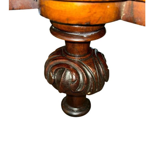 Victorian Whatnot Bookshelf in Walnut with Mirrored Etagere, 1860 For Sale - Image 3 of 5