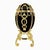 Gilt Faberge Egg Style Ice Bucket in Black Velvet with Crystal Inlay from Smirnoff For Sale - Image 9 of 9