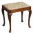 Piano Dressing Table Stool with Flower Stitchwork with Queen Anne Legs For Sale