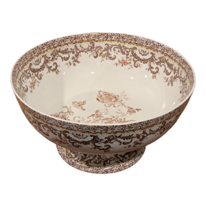 Late 19th Century Maddock's Large English Centerpiece Bowl