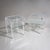 Acrylic Glass Side Tables from Fabianart, Rome / Italy, 1990s, Set of 2 For Sale - Image 4 of 10