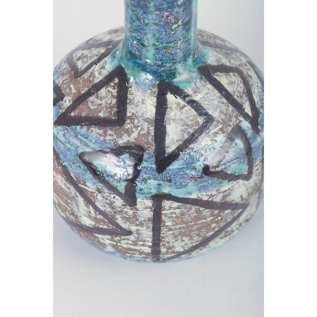 Ceramic Vase with Abstract Pattern by Ingrid Atterberg for Upsala-Ekeby, 1960s For Sale - Image 3 of 5