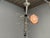 Bright Pink Mid-Century Modern, Bright Pink Murano Glass, Chrome, Pendant Light, 1960s For Sale - Image 8 of 9