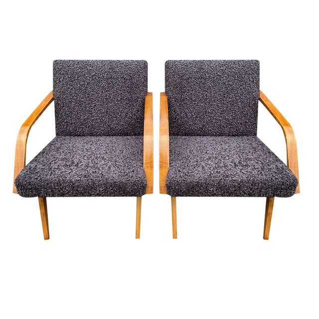 Set of Mid-Century Brussels Expo 58 Armchairs by Jiří Jiroutek for Jitona, 1960s For Sale