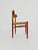 Danish Teak & Paper Cord Dining Chair from A.M. Mobler, 1960s For Sale - Image 4 of 11