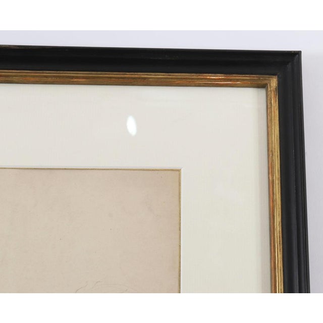 After Raphael, Figural Nude Study, Late 19th Century, Antique Drawing on Paper For Sale - Image 3 of 10