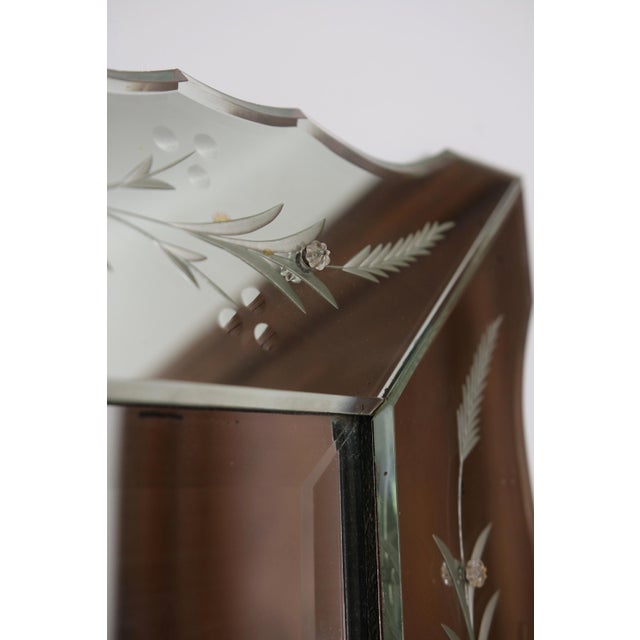 Venetian Beveled Mirror, 1940s-1950s For Sale - Image 4 of 15