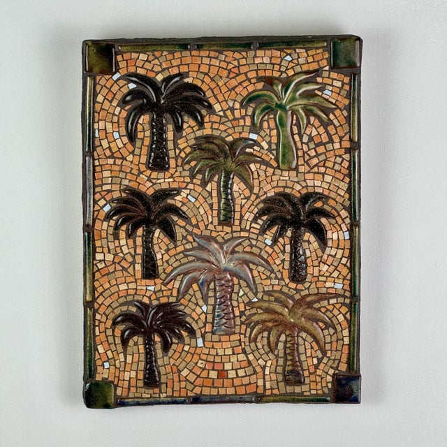 We are placing this piece as one of our top favorite finds to date. A magnificent piece of mosaic wall art with tile...