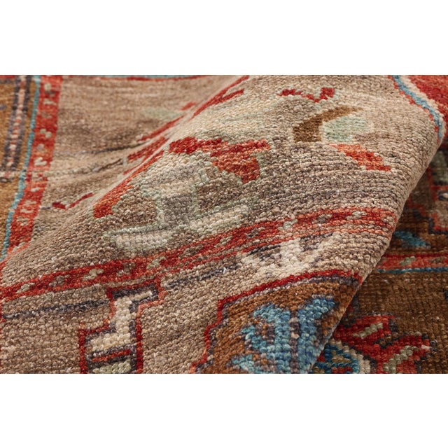 Vintage Turkish Oushak Rug, 03'09 X 07'03 For Sale In Dallas - Image 6 of 10