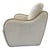 Modern Swivel Chair - Nubby Cream For Sale