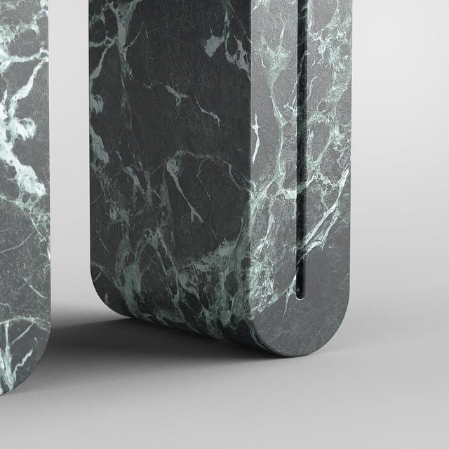 Contemporary Fold Verde Alpi Console Table by Etamorph For Sale - Image 3 of 7