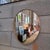 Mirror with Brass Frame, Denmark, 1960 For Sale - Image 6 of 7