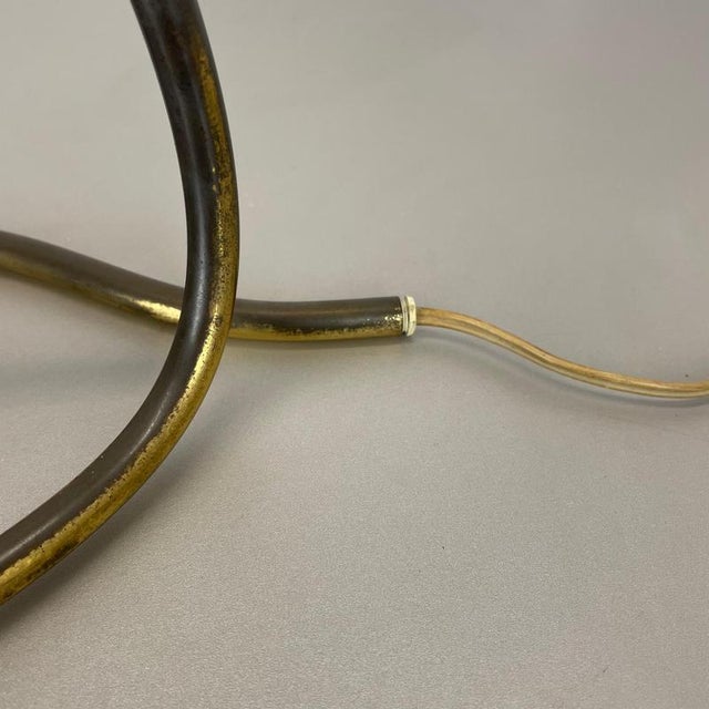 Mid-Century Modern Looped Brass Table Light by J.T Kalmar, Austria, 1950s For Sale - Image 11 of 18