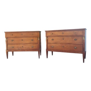 Return from Egypt Cherrywood Chests of Drawers, 1820, Set of 2 For Sale