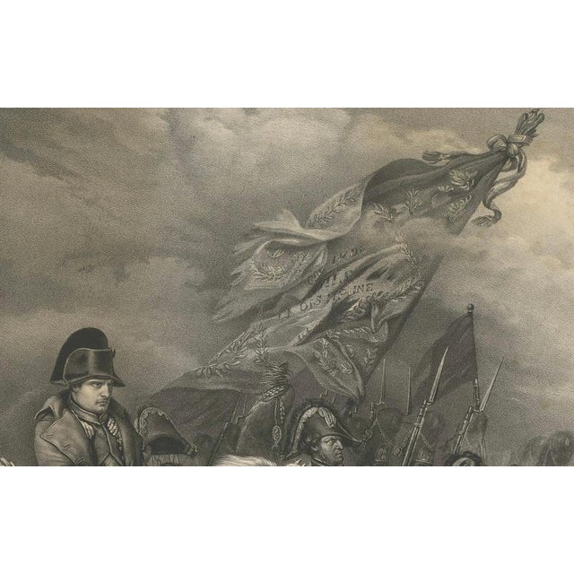 Mezzotint of Napoleon at the Battle of Waterloo, 1850, Paper For Sale - Image 11 of 12