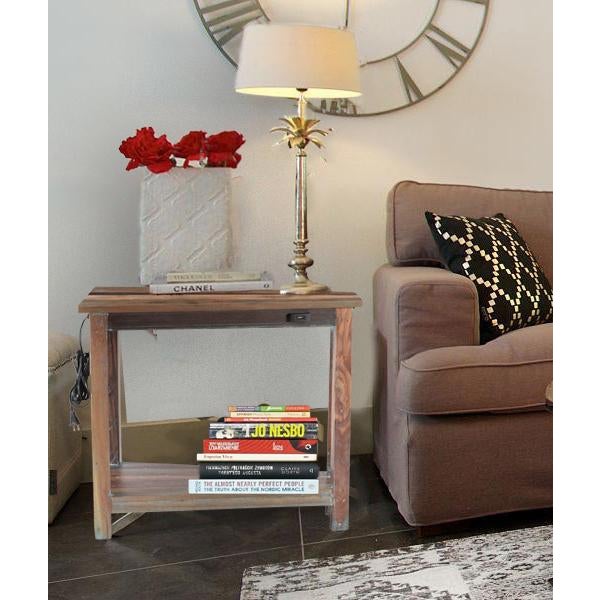 Reclaimed Wood Side Tables Chairish