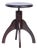 Art Deco Piano Stool in Beech and Iron, Czech, 1940s For Sale