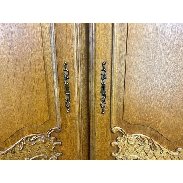 Vintage French Louis XVI Style Wardrobe For Sale - Image 6 of 14