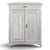 White Small 2-Door and Drawer Buffet in White Patinated Wood For Sale - Image 8 of 8