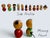 Vintage Japanese Miniature Kokeshi Dolls Set 11-Hand Painted Wood-Japan Folk Art For Sale - Image 9 of 10