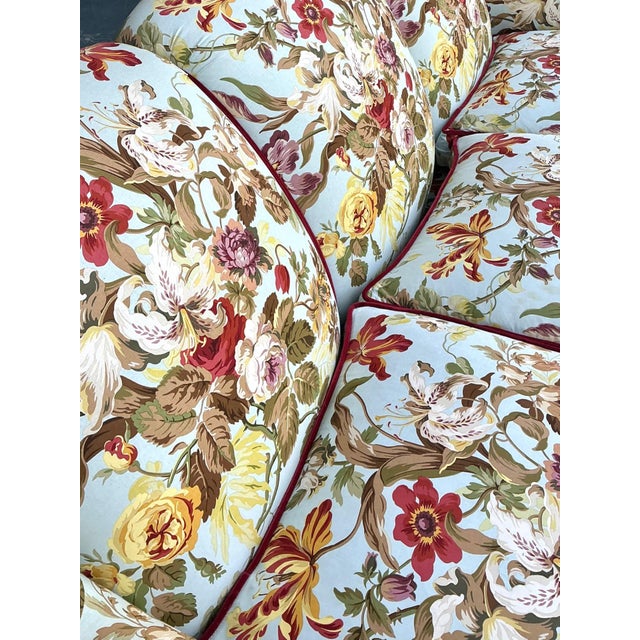 Vintage High Back Sofa in House of Hackney Chintz For Sale In West Palm - Image 6 of 17