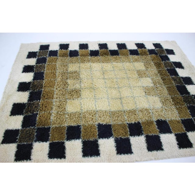 Abstract Wool Rug by Hojer Eksport Wilton, Denmark, 1960s For Sale - Image 6 of 8