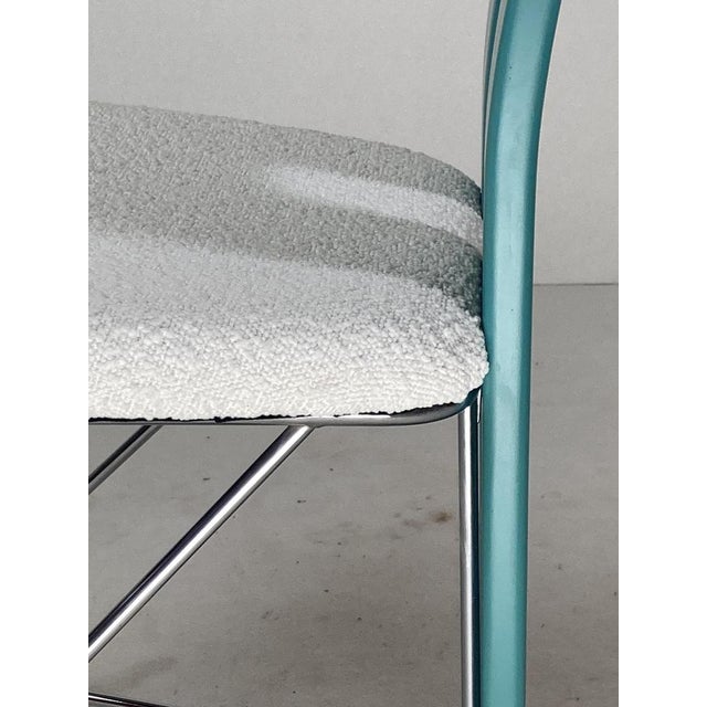 Postmodern Dining Chairs in Bouclé, 1980s, Set of 6 For Sale - Image 13 of 18