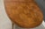 Brown 1960s Parque 68”-104” Walnut and Burl Oval Dining Table For Sale - Image 8 of 10