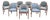1970s Set of 7 Ward Bennett for Brickel Associates Ash Dining Chairs, 3 Designs For Sale